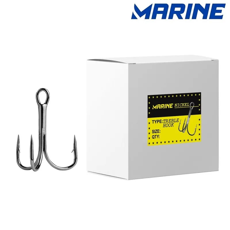 Anzuelos Triples Marine Sport Nickel 4/0 x 5 unidades